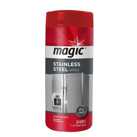 Magic stainless steel wipes